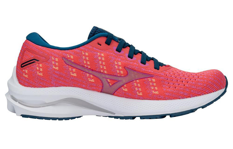 Mizuno Wave Rider 25 Waveknit 'Pink Blue White' J1GD217578