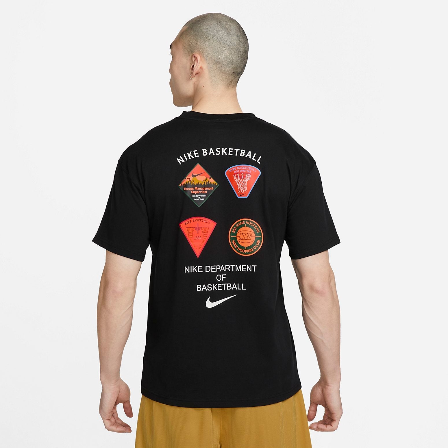 Nike Max90 Basketball T-Shirt 'Black' FD0051-010