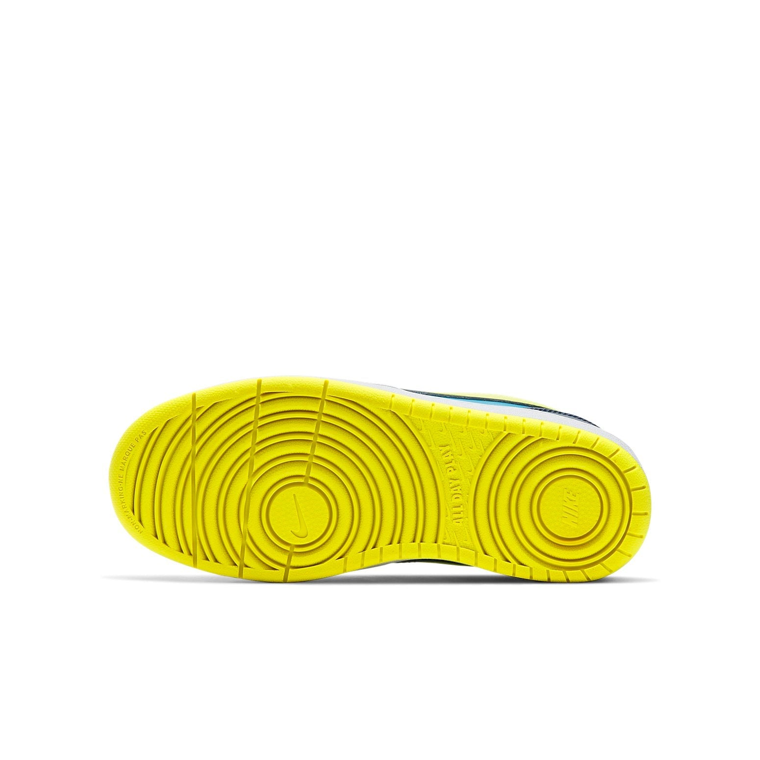 (GS) Nike Court Borough Low 2 'Laser Blue Lemon Venom' BQ5448-400