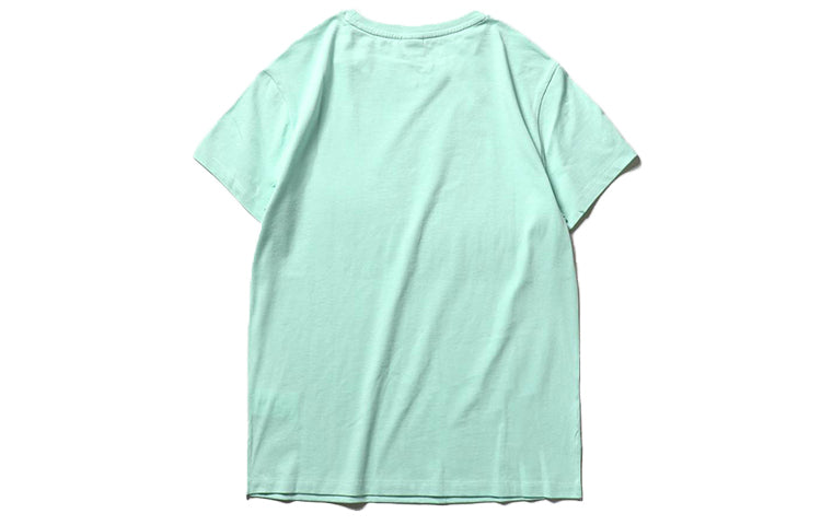(WMNS) PUMA Large Logo Short Sleeve Green 596512-32