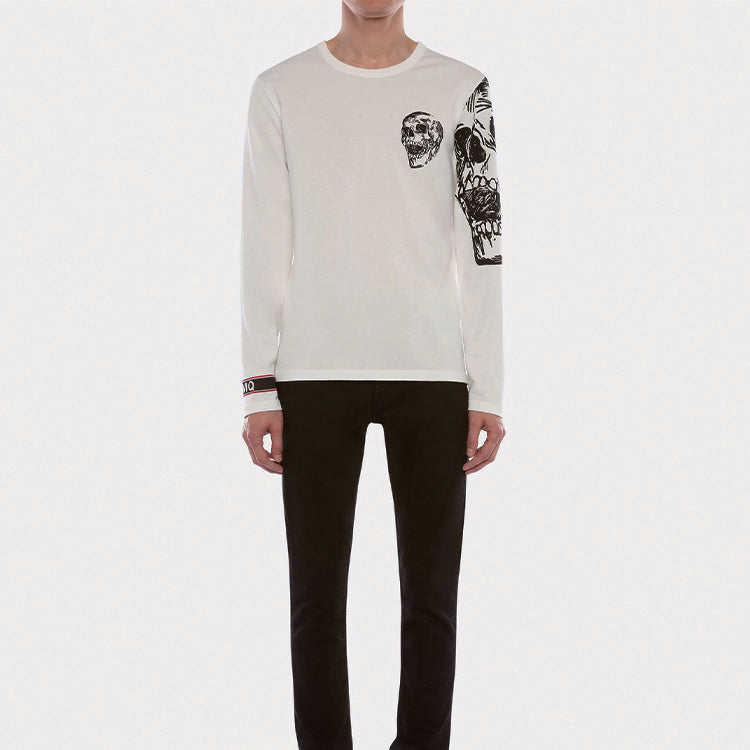 Men's Alexander McQueen Short Sleeve White 599567QOZ690900