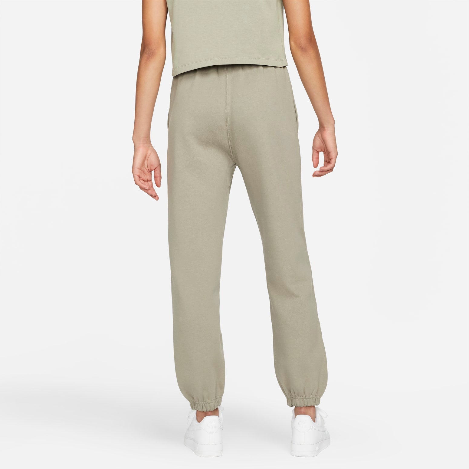 (WMNS) Nike Solo Swoosh Sweatpants 'Light Army Olive' CW5565-320