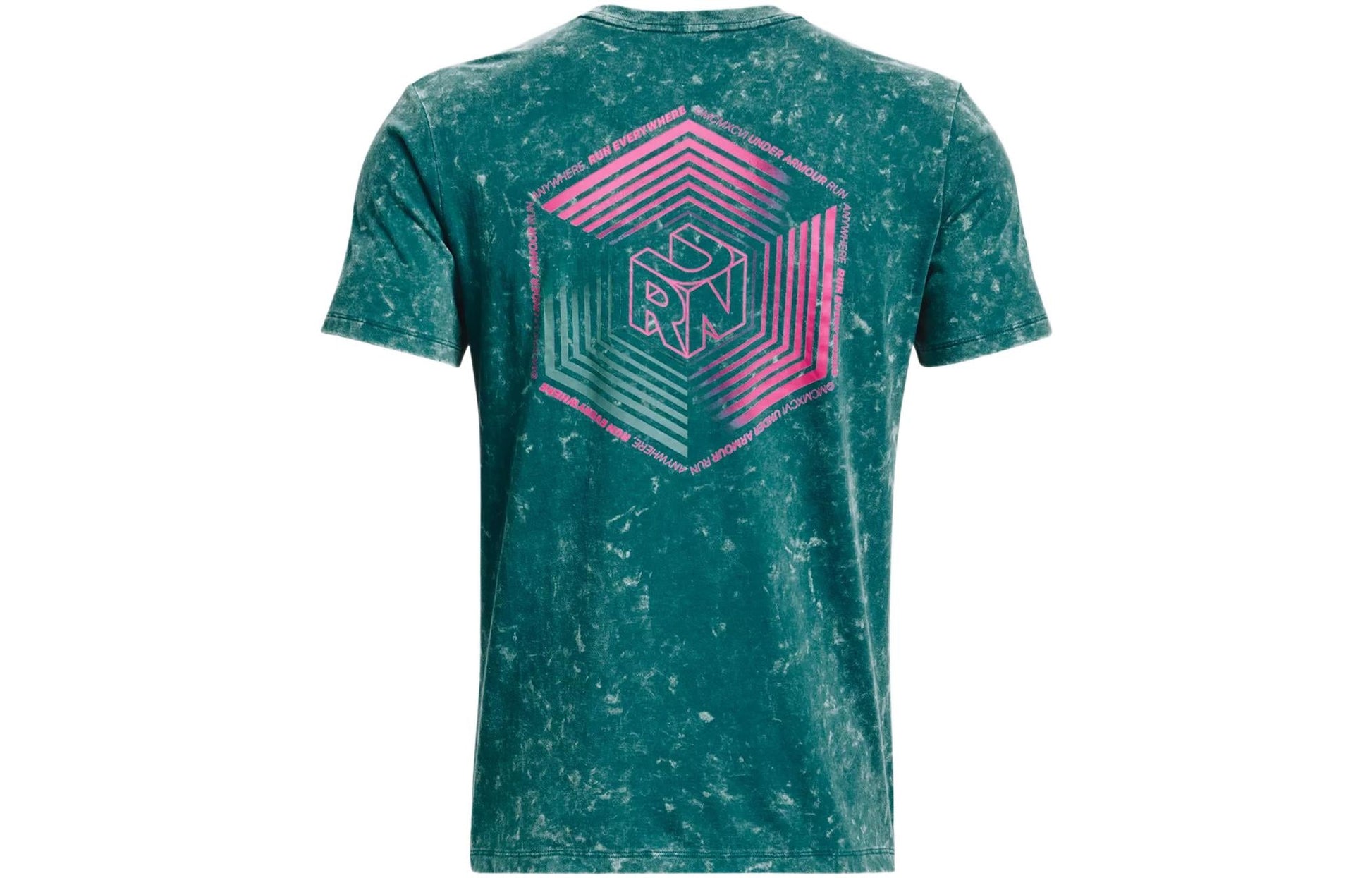 Under Armour Run Anywhere Logo T-shirt 'Teal' 1372590-452