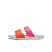 (WMNS) Nike Benassi Duo Ultra Slide 'Pink Orange White' 819717-068