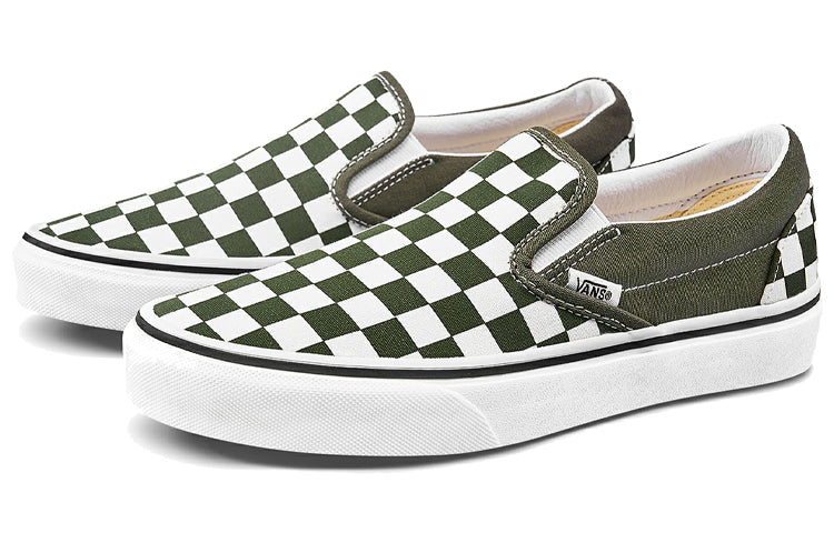 Vans Classic Slip-On 'Checkerboard - Grape Leaf' VN0A4U381GA