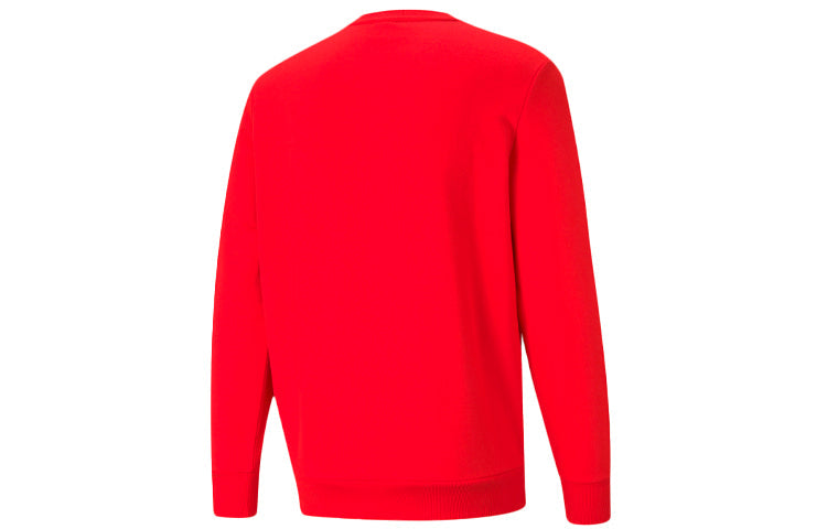 PUMA Classics Logo Crew TR Sweater 'Red White' 531366-11