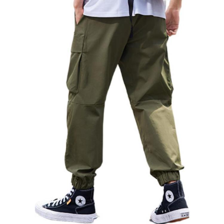 Converse Stretch Woven Pants Asia Sizing 'Olive Green' 10024872-A03