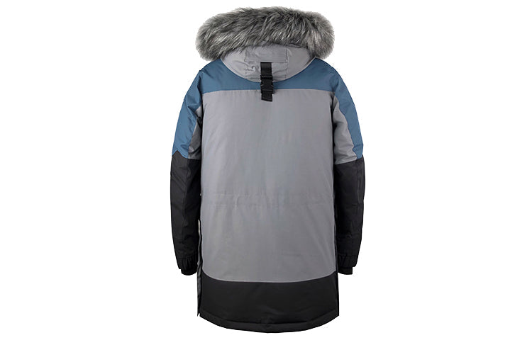 New Balance Warm Winter Down Parka Asia Sizing 'Grey Blue' NP943041-GR