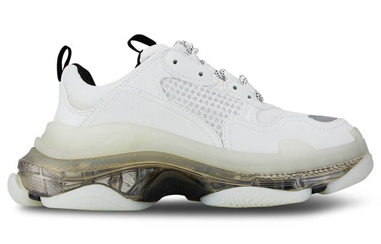 (WMNS) Balenciaga Triple S Sneaker 'Clear Sole - White Grey' 544351W2GS19012