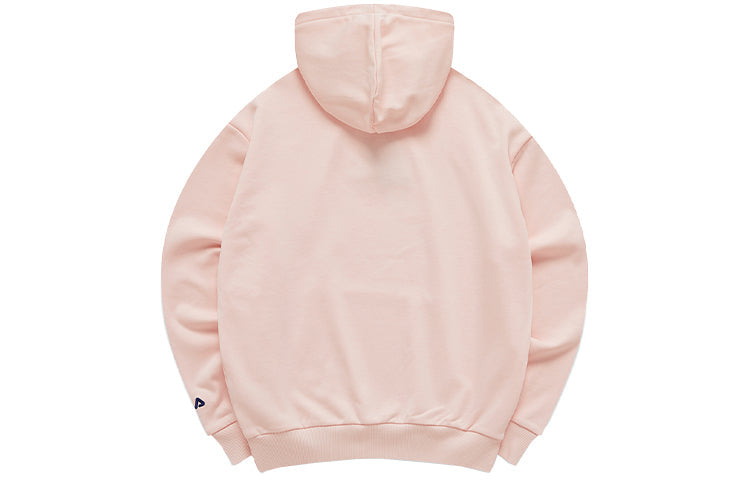 (WMNS) Fila FUSION Alphabet Drawstring Hoodie Pink T11W112204F-LP