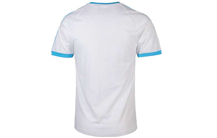 adidas originals Contrasting Colors Blue Short Sleeve White DZ4586