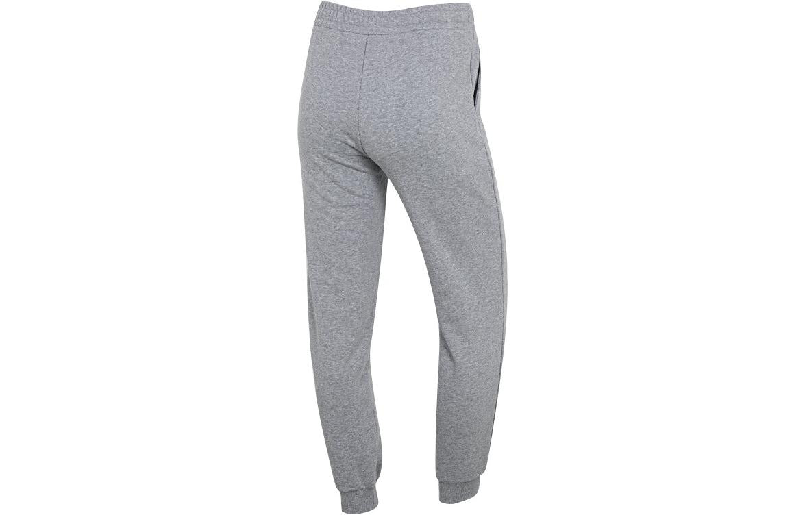 (WMNS) Skechers Letter Logo Printed Drawstring Knit Pants 'Grey' L322W059-004F