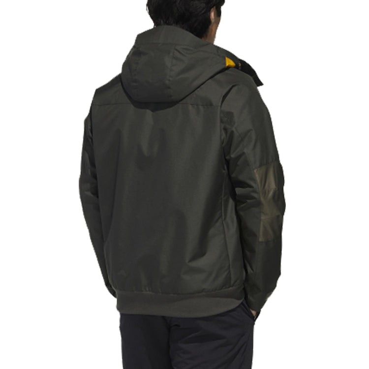 adidas TH JKT FUNC Casual Sports Hooded Jacket Men Grey/Green GM4398