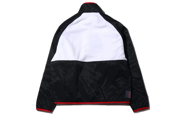 Air Jordan 11 M J Lgc Plr Flc Jacket 'Black White Red' CU1492-010