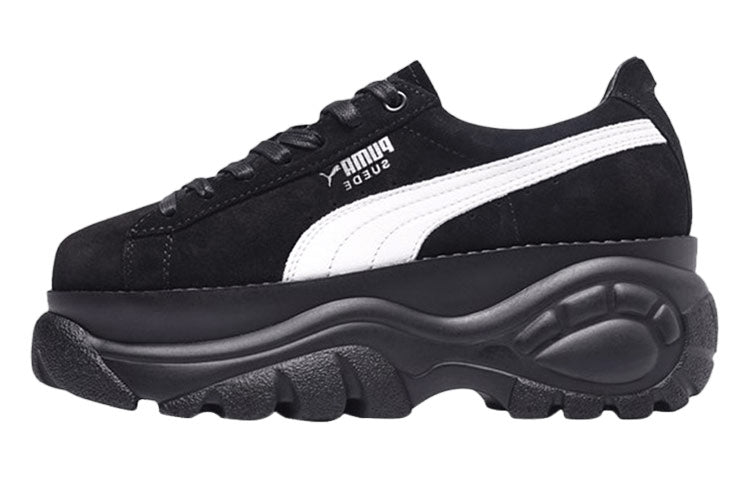 (WMNS) PUMA Buffalo x Suede Platform 'Black' 368499-02