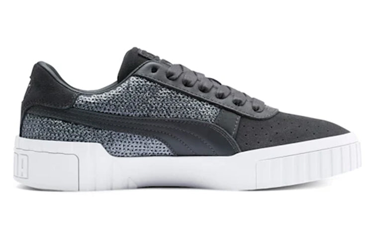 (WMNS) PUMA Cali Sequin 'Black Silver' 369944-01