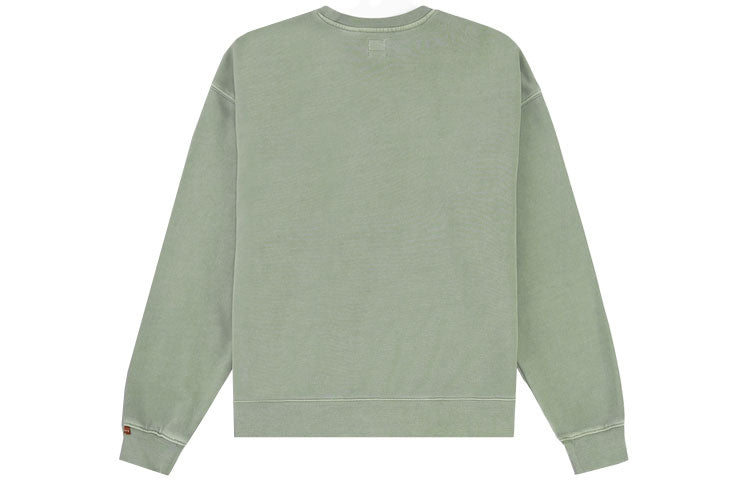 Levis Unisex Logo Bandhnu Knitting Round-Neck Sweatshirt Green A0717-0007