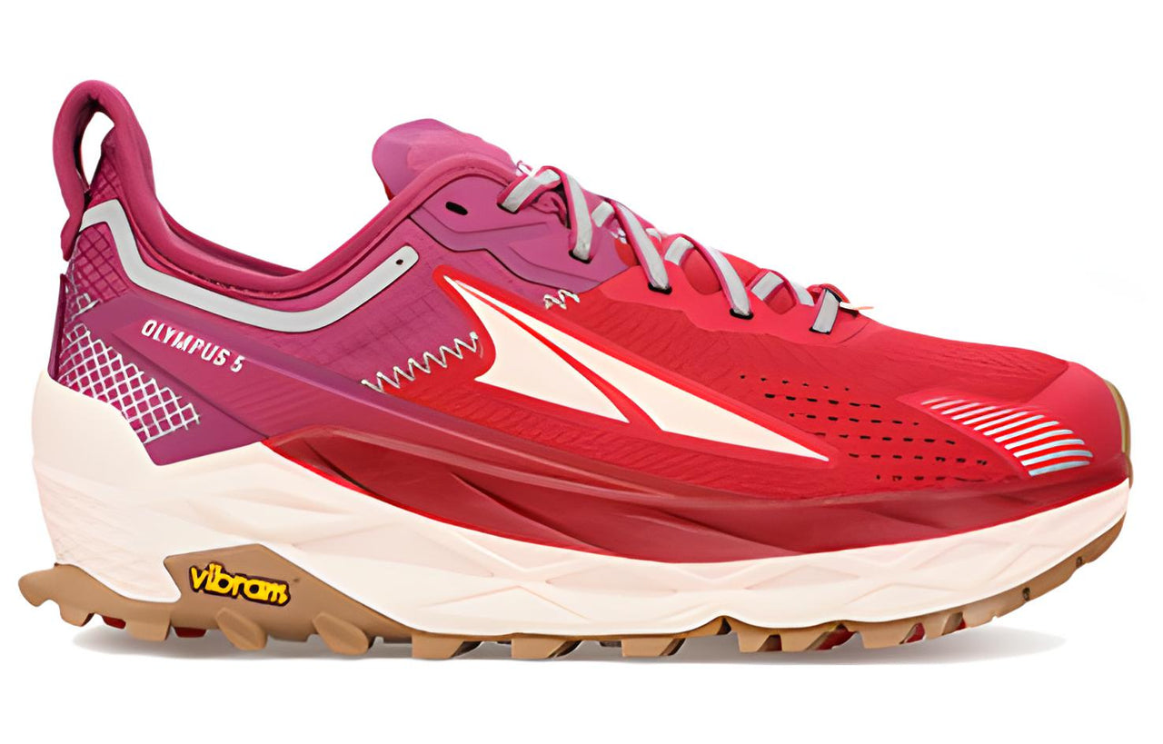 (WMNS) Altra Olympus 5 Running Shoes 'Red' AL0A7R74664