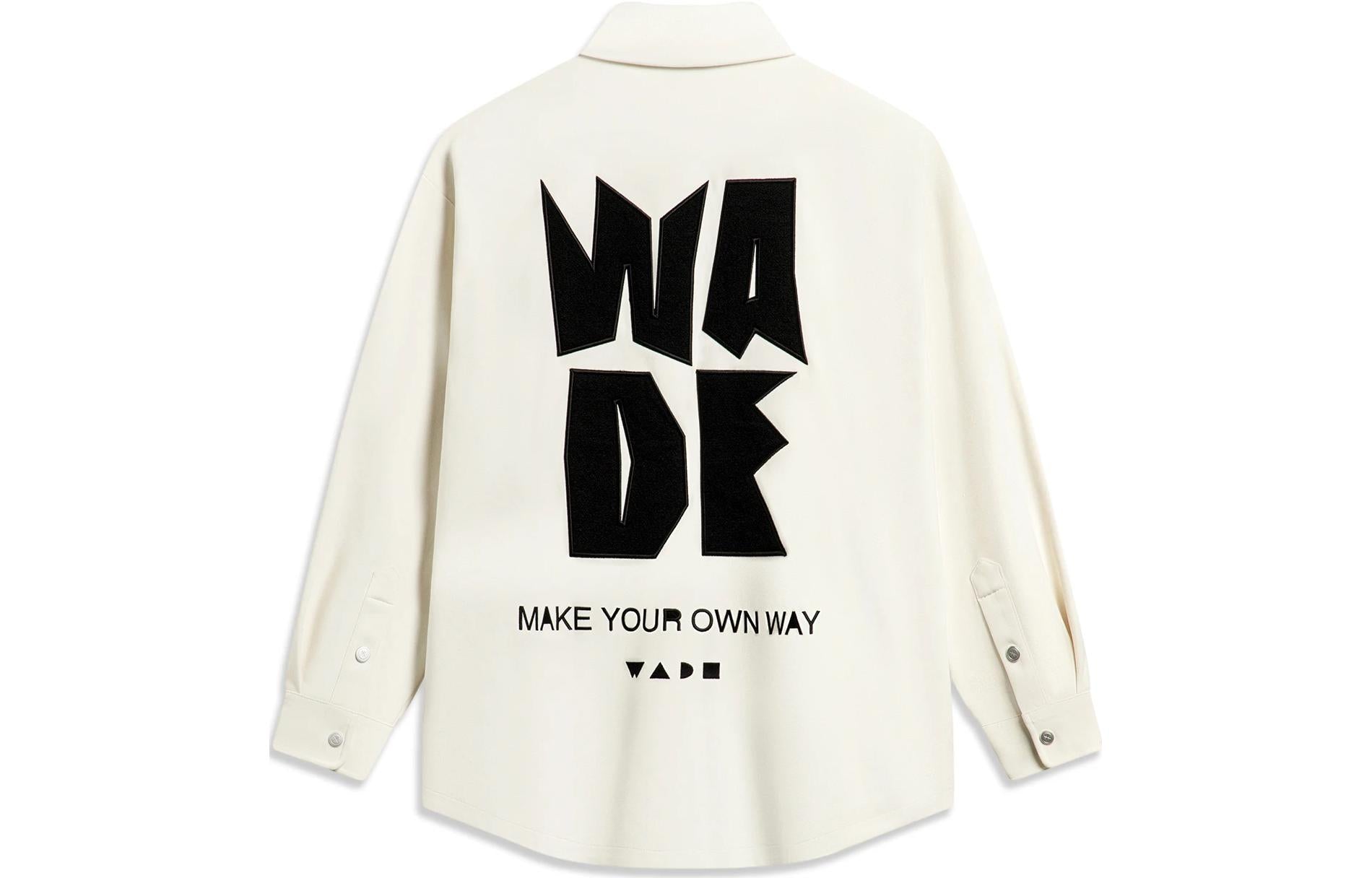Li-Ning x Way Series Lifestyle Shirt 'White Black' AFDT695-4