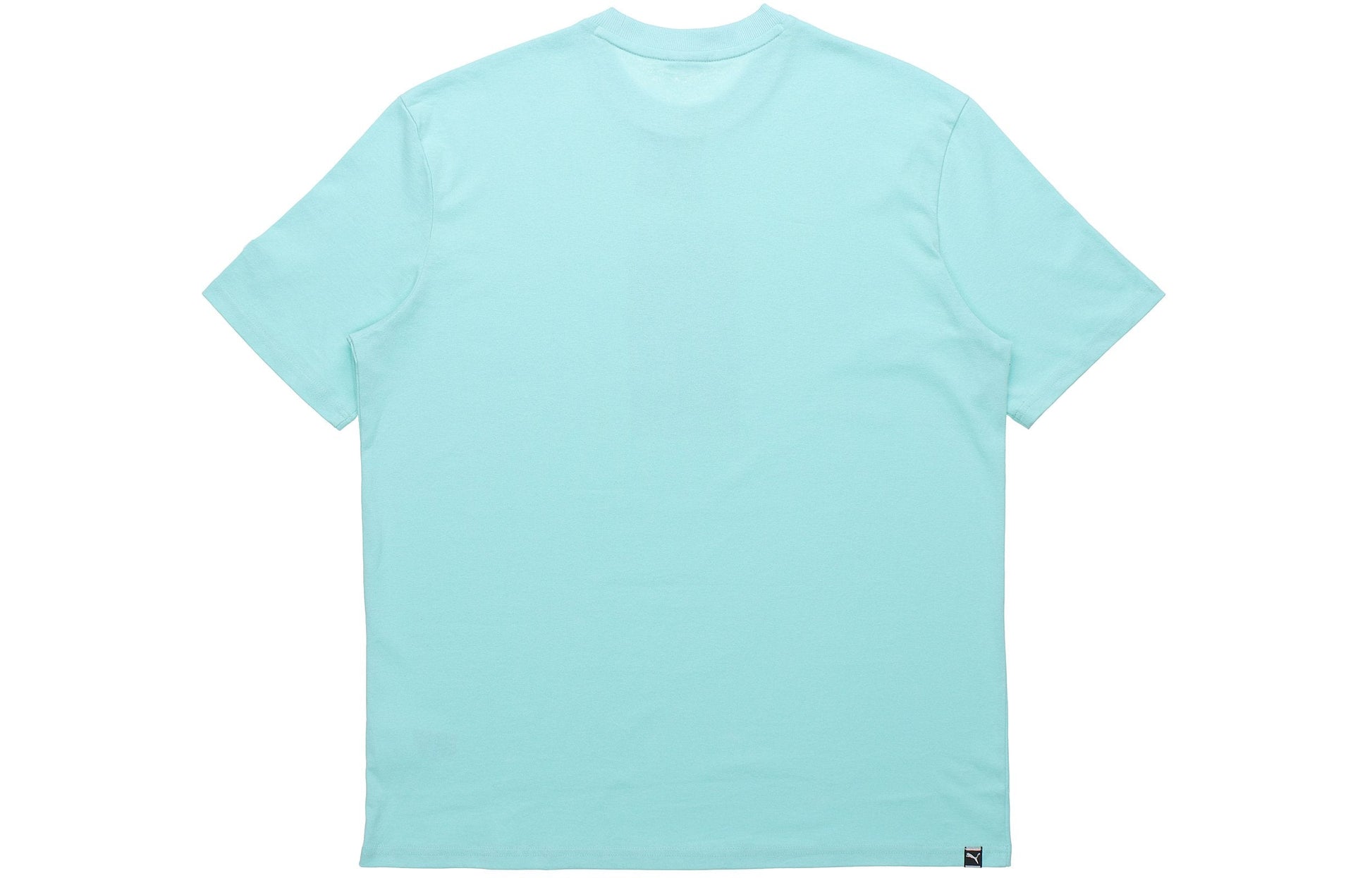 PUMA Environmental Friendly Subject Printing Short Sleeve Blue 599181-33