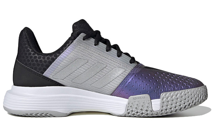 (WMNS) adidas CourtJam Bounce 'Black Silver Metallic' FX1525