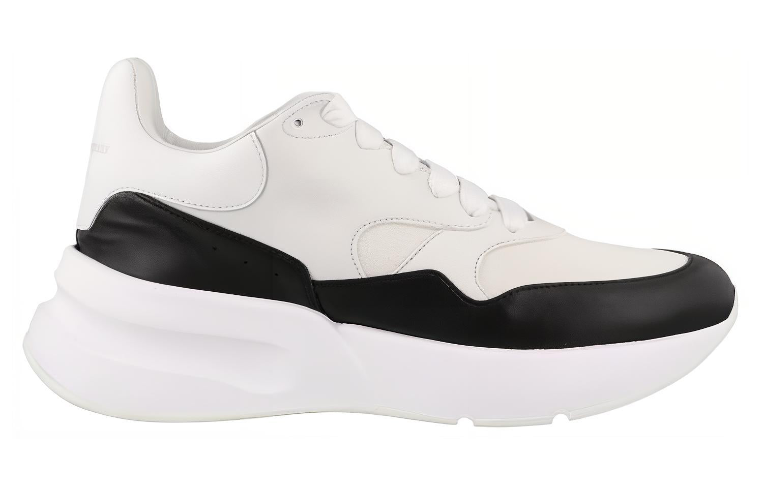 Alexander McQueen Oversized Sneakers 'White Black' 535531WHT999034
