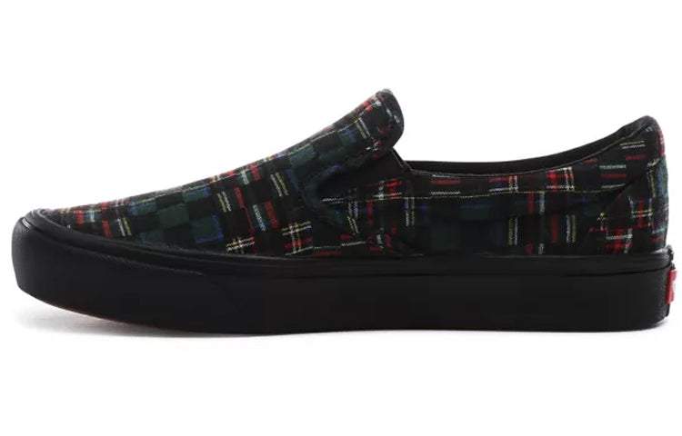 Vans Comfycush Slip-On 'Plaid Checkerboard - Green' VN0A3WMDTFO