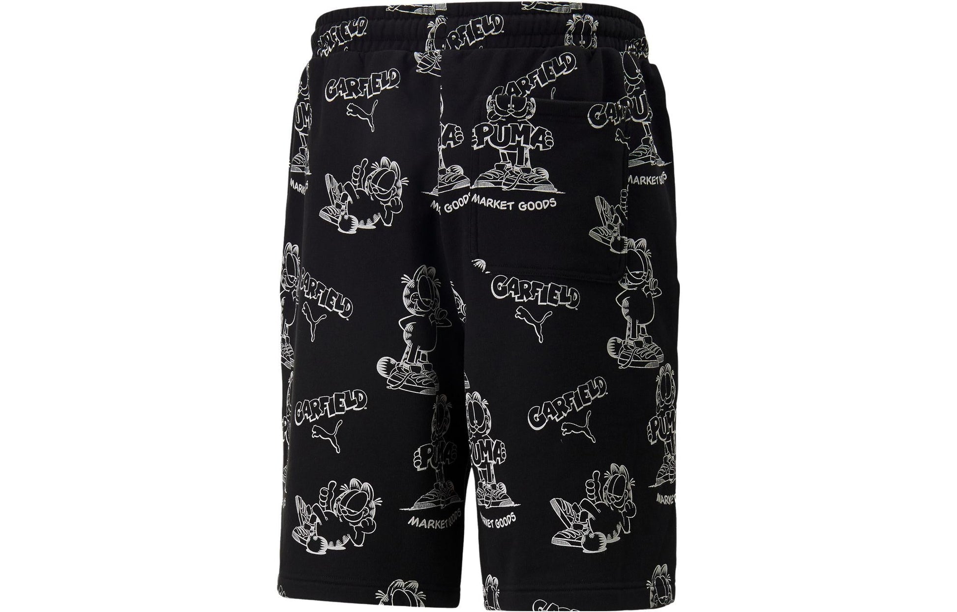 PUMA x Garfield All Over Printed Shorts 'Black' 534437-01