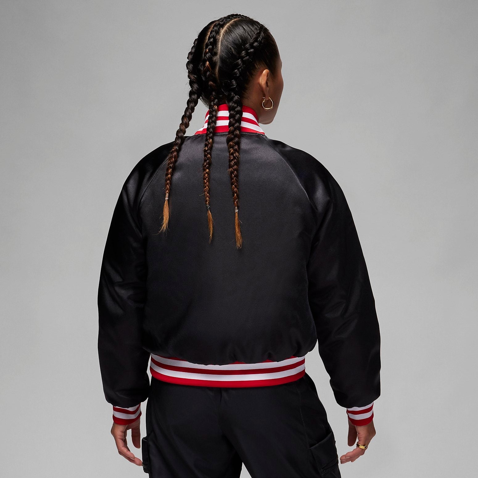 (WMNS) Air Jordan Varsity Jacket 'Black' FB5154-010