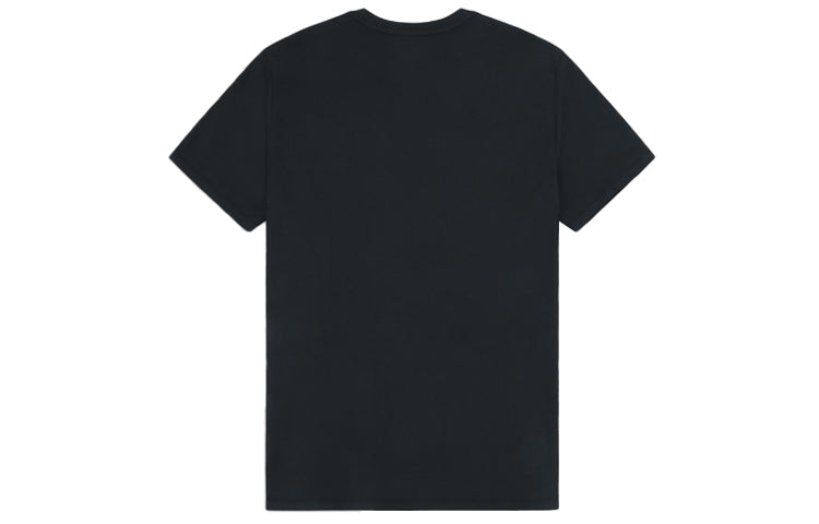 Men's Levis Logo Alphabet Printing Loose Round Neck Short Sleeve Black 22489-0301