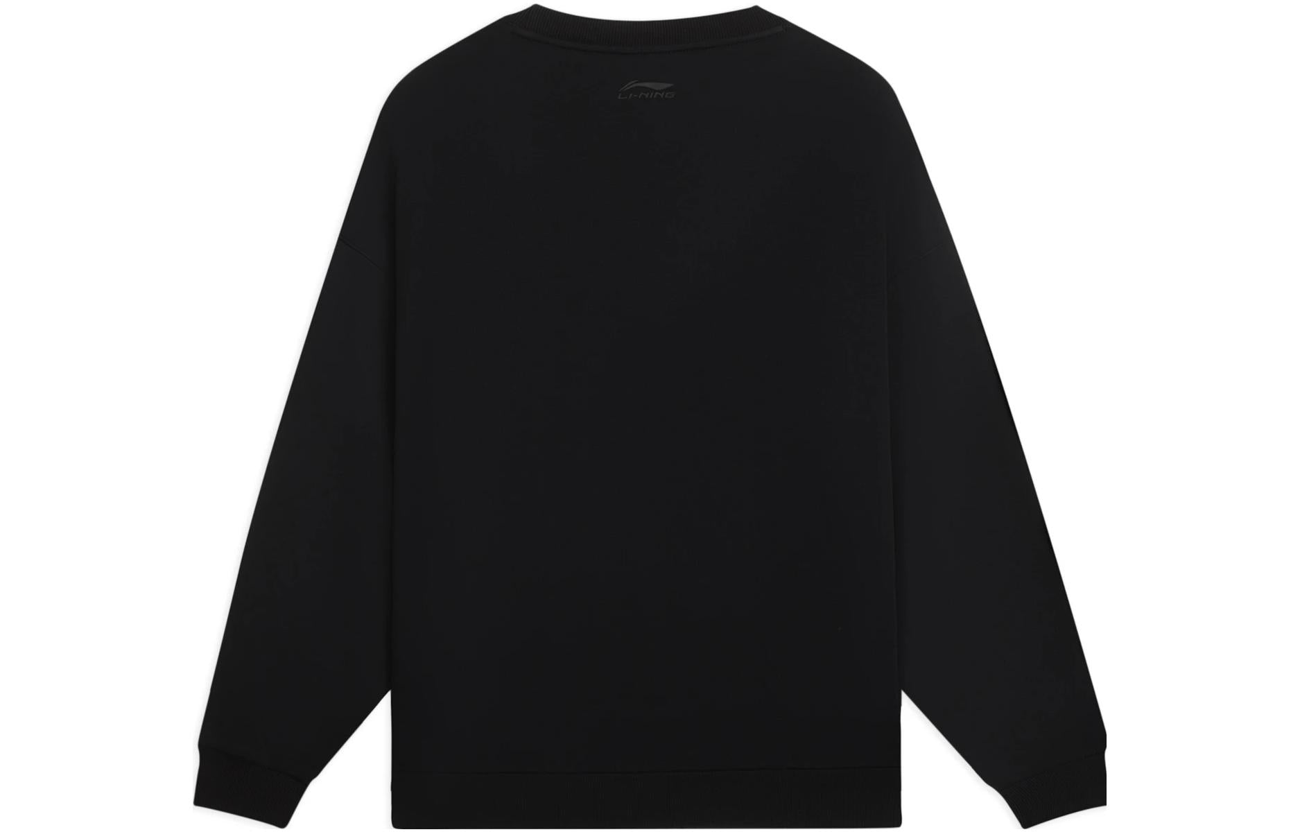 Li-Ning Anything Is Possible Graphic Sweatshirt 'Black' AWDSG91-2