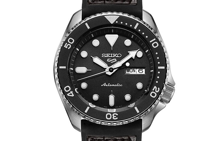 Men's SEIKO No. 5 Mechanical Watch Classic Black SRPD55K2