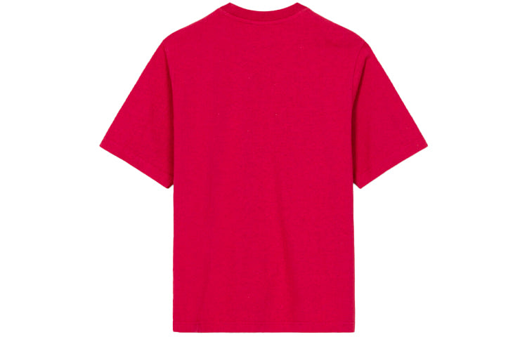 KENZO Tiger Head Pattern Printing Loose Round Neck Short Sleeve Red FB62TS947401-26