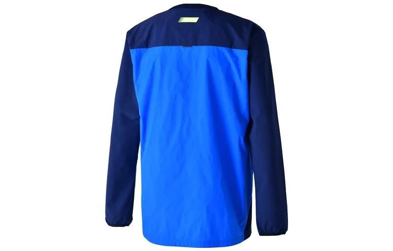 New Balance Black Out Collection Stretch Woven Wind Top Asia Sizing 'Serene Blue' AMT25209-SBU