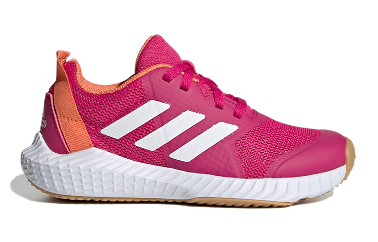 (GS) adidas Fortagym J Shoes Pink/White G27201