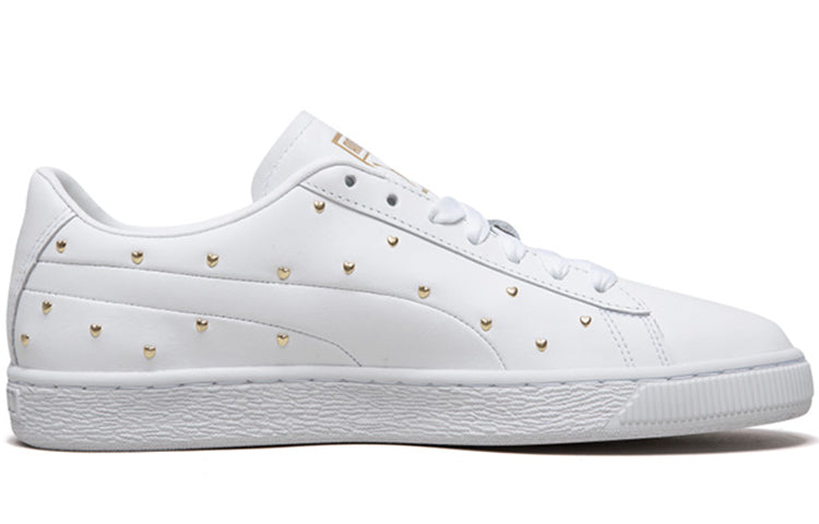 (WMNS) PUMA Basket Studs 'White' 369298-01