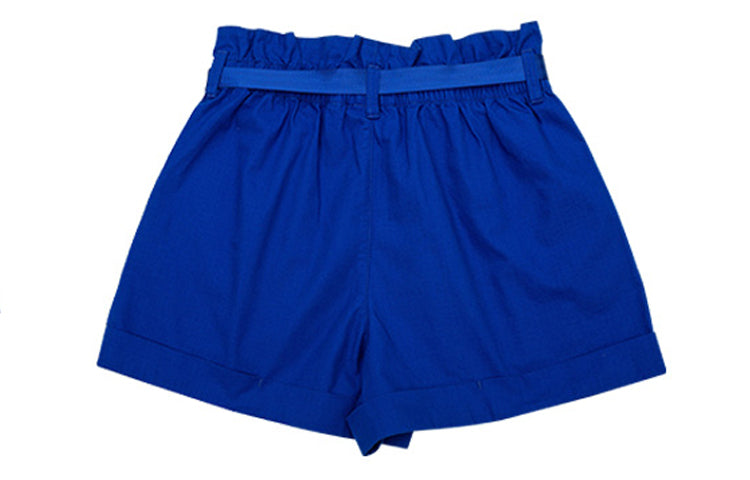 (WMNS) FILA FUSION Alphabet Belt Blue Shorts T11W032801F-BU