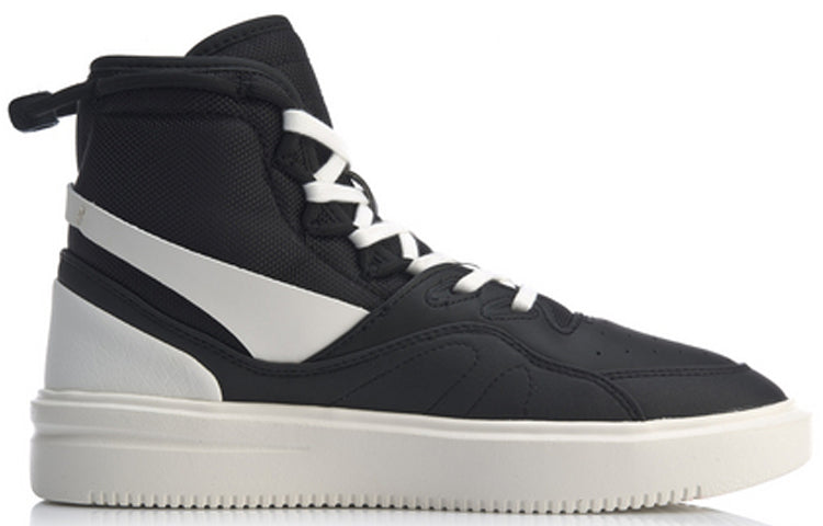 (WMNS) Li-Ning 937 Mix Hi Winterized 'Black White' AGBP074-2