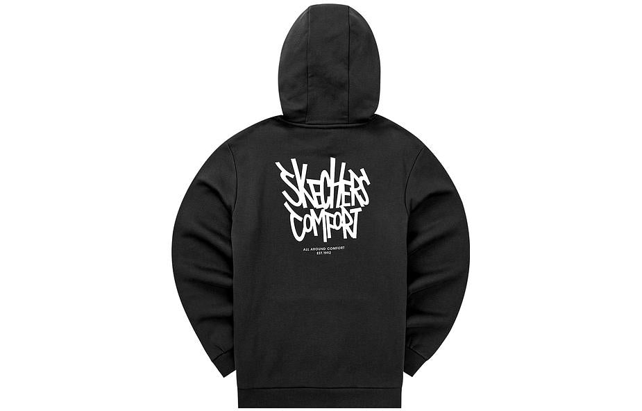 Skechers Graphic Hoodie 'Black White' L322U105-0018