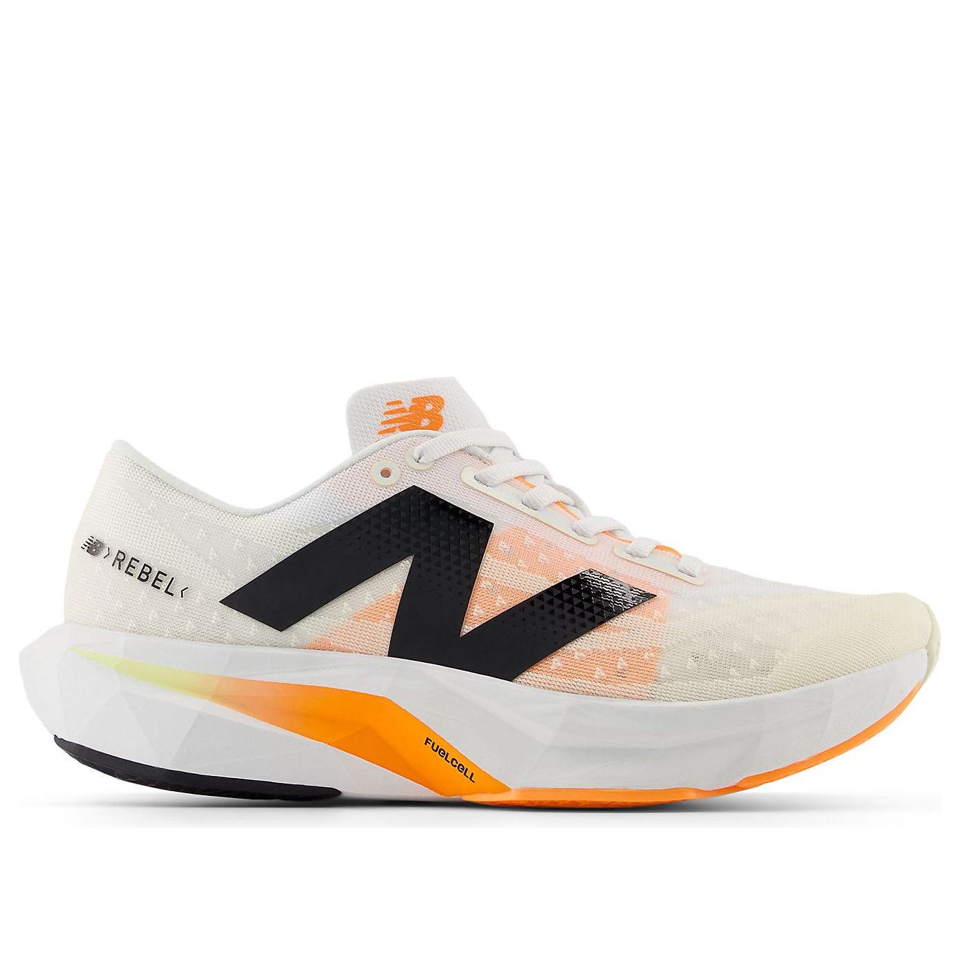 (WMNS) New Balance FuelCell Rebel v4 'White Black Orange' WFCXCN4