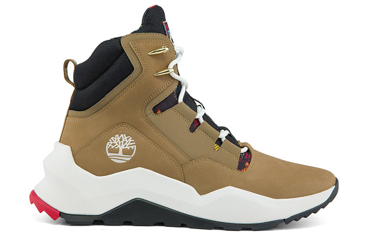 Timberland Madbury Side Zip Wide Fit Sneaker Boots 'Tan Nubuck' A2PTYW