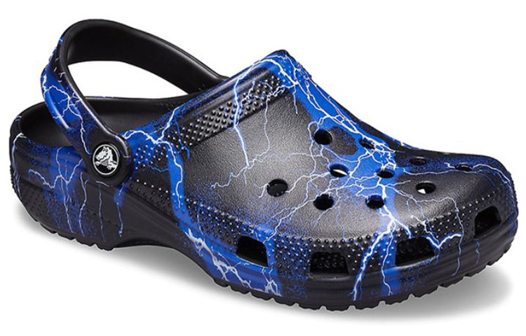 Crocs Classic Clog Pattern Black Sandals 206565-066