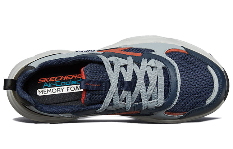 Skechers Stamina Airy Low-Top Running Shoes Blue/Red 51936-NVMT