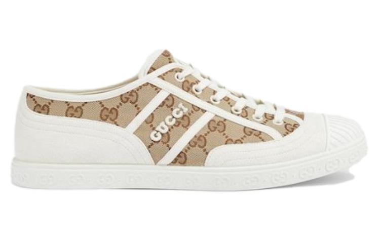 Gucci GG Canvas Trainer 'Beige Ebony' 759055FAC199756