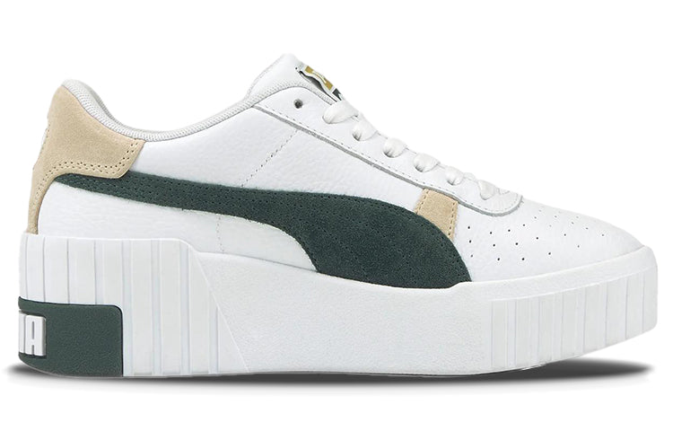 (WMNS) PUMA Cali Wedge Mix 'White Green' 373906-08