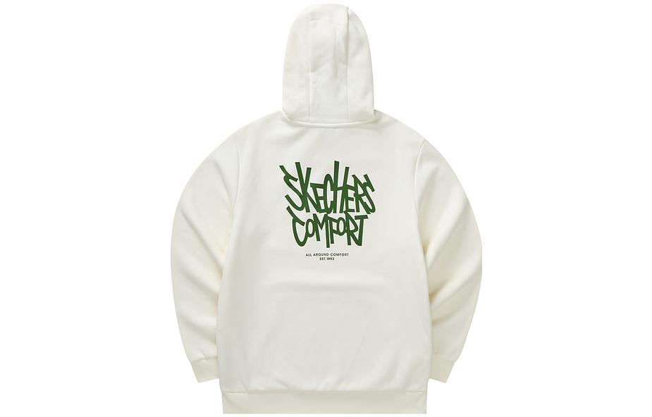 Skechers Graphic Hoodie 'White Green' L322U105-0074