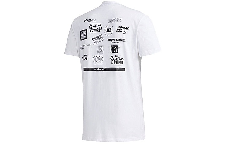 adidas neo M FAVES TEE Sports Short Sleeve White GL1193