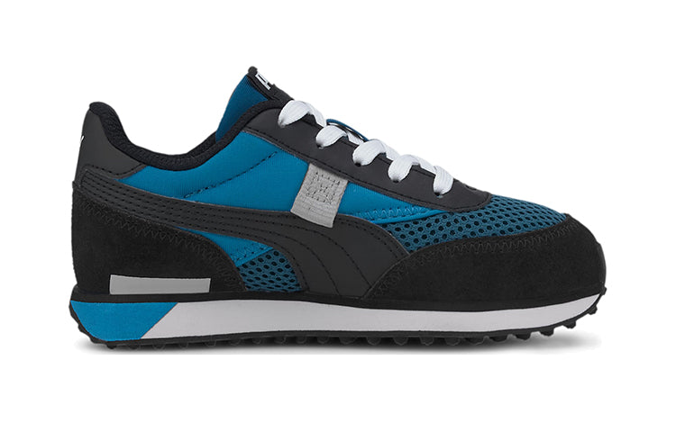 (PS) PUMA Future Rider Galaxy Sports Running Shoes Blue/White/Black 374425-02