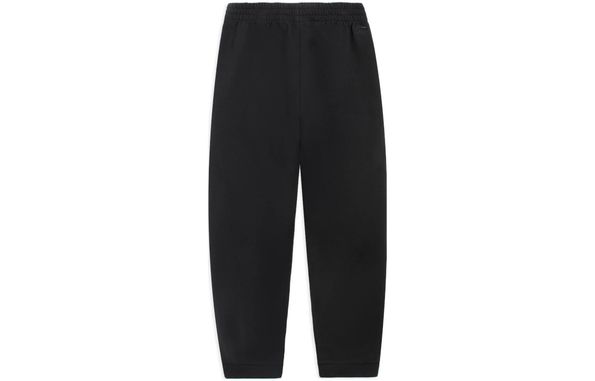 Li-Ning Embroidery Logo Joggers Sweatpants 'Black' AKLS875-1