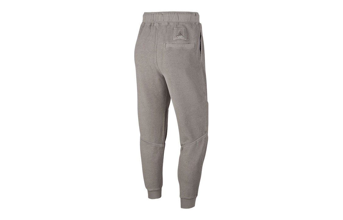 Air Jordan Flying  Embroidered Sports Pants/Trousers/Joggers Men's Grey CZ1210-003